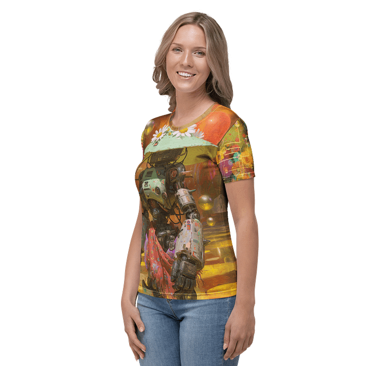 Botanical Circuit – Summer Droid Vibes T-Shirt product image (1)