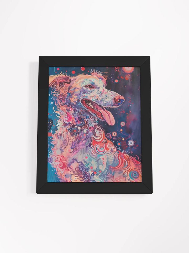Cosmic Canine Joy - Framed Poster product image (2)