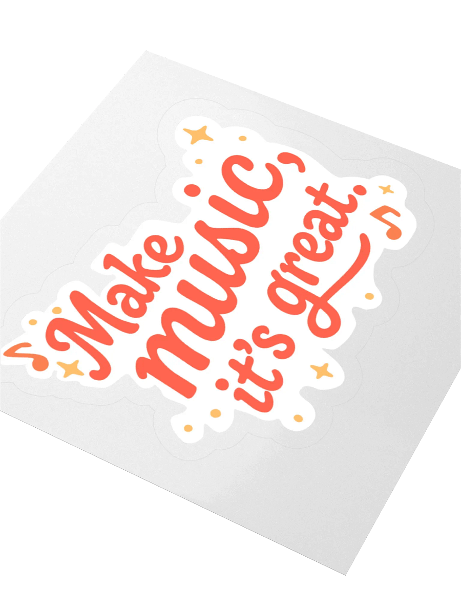Make Music It's Great Sticker product image (7)