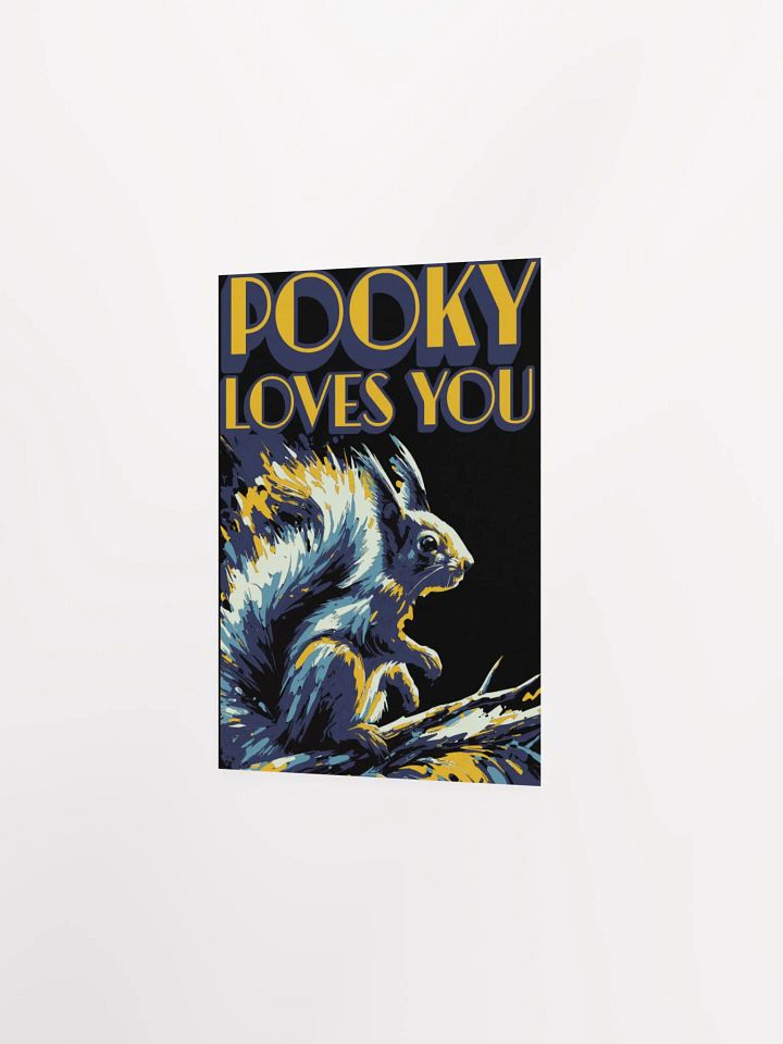 Pooky Loves You - Artistic Squirrel PRINT product image (2)