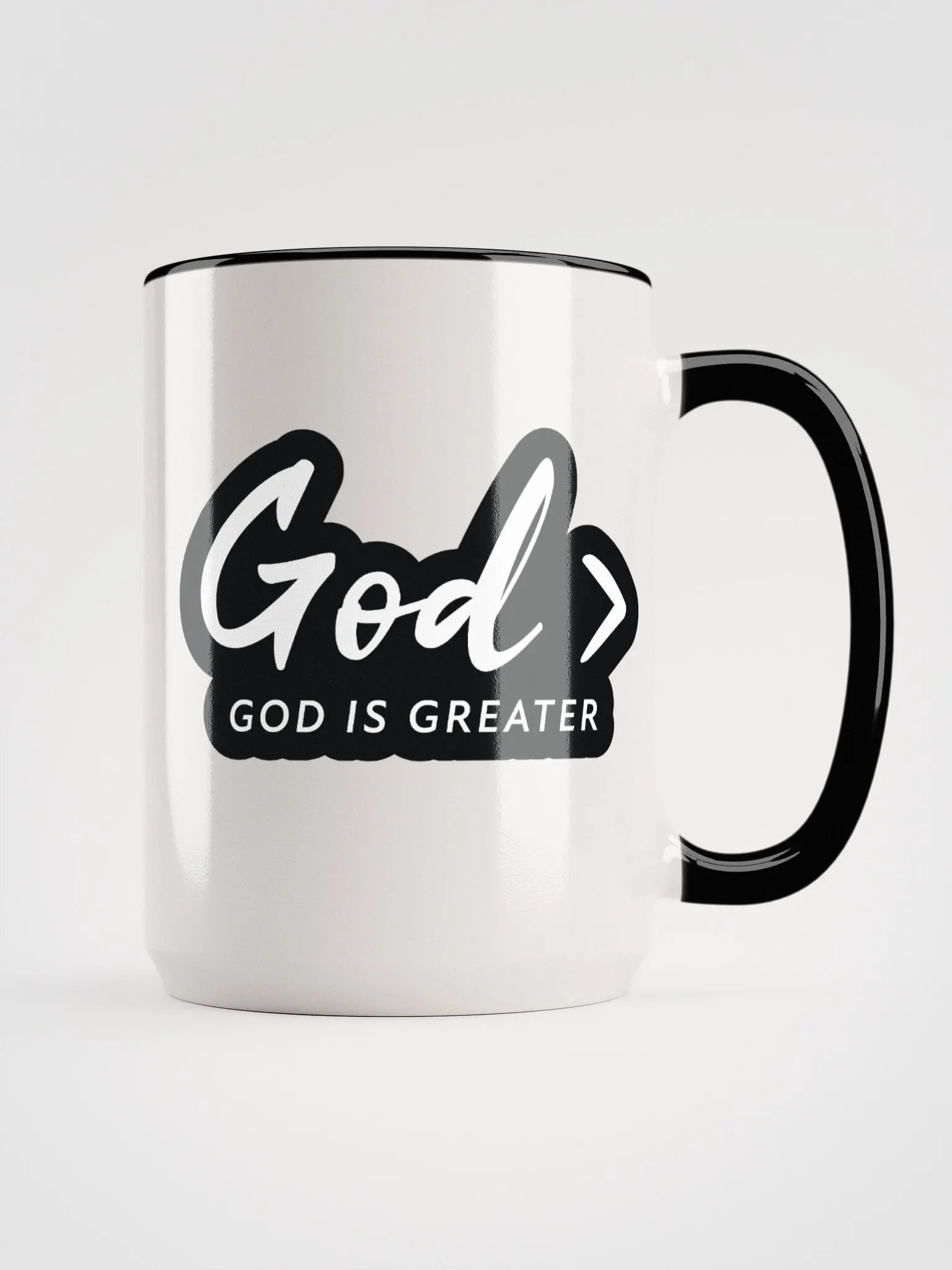 God > CLASSIC BLACK MUG product image (1)