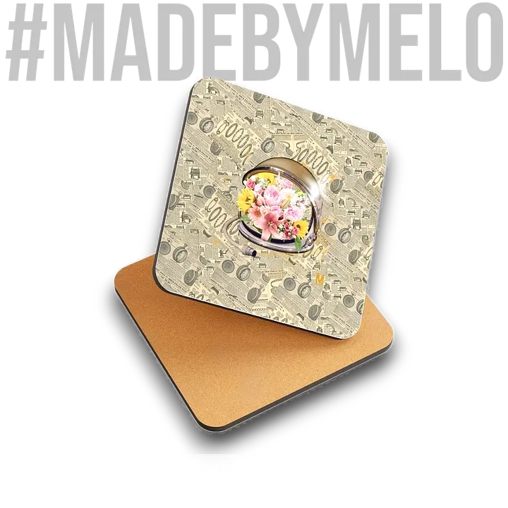 Vintage Floral Flyer - Coaster | #MadeByMELO product image (1)