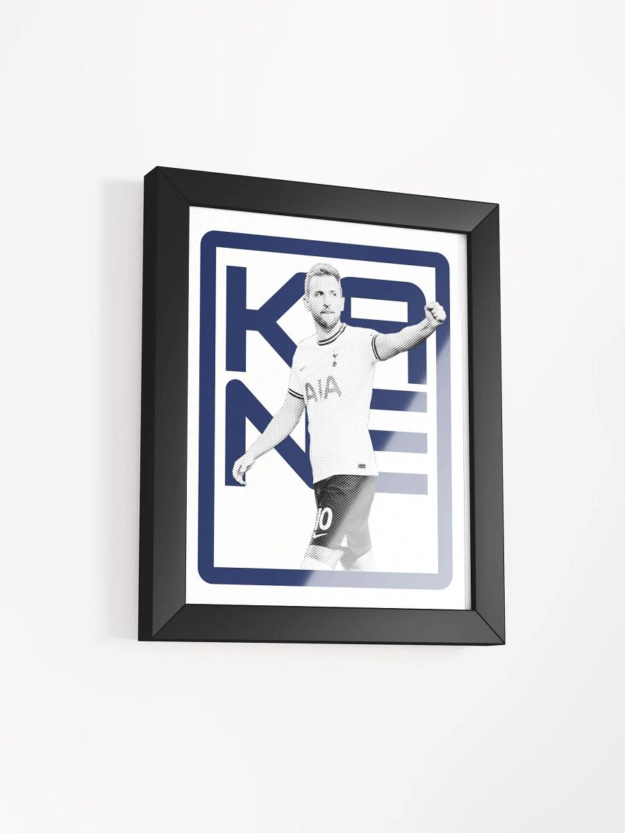 Harry Kane BW Tottenham Hotspur Name Art Framed Print product image (1)