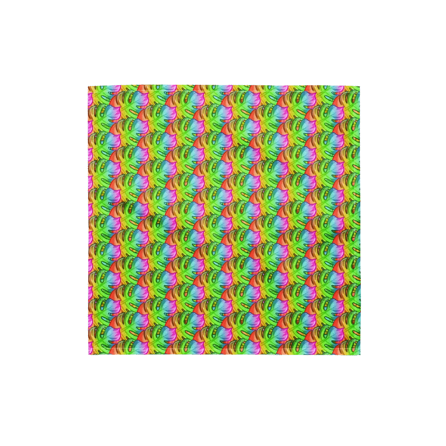 Rainbow Monstera Bandana product image (6)