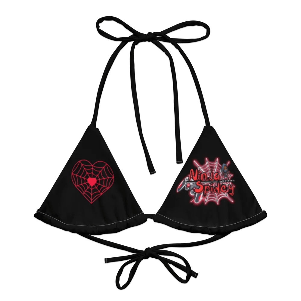 NinjaSpidey Black String Bikini Top product image (6)