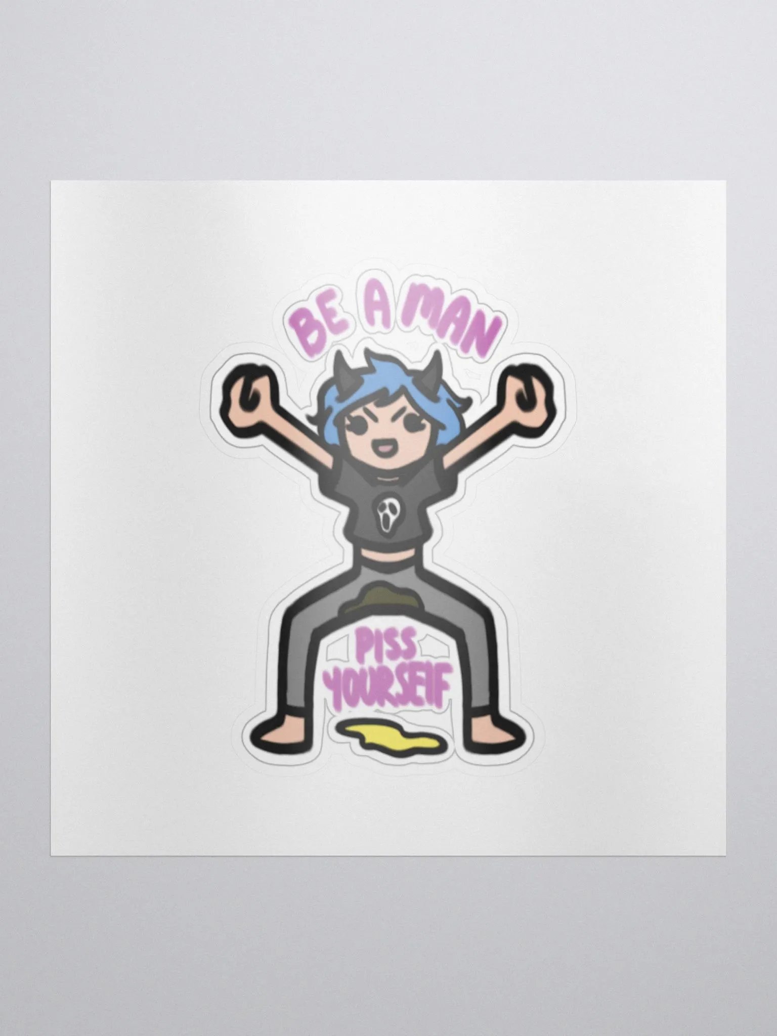 PISS YOURSELF sticker product image (1)