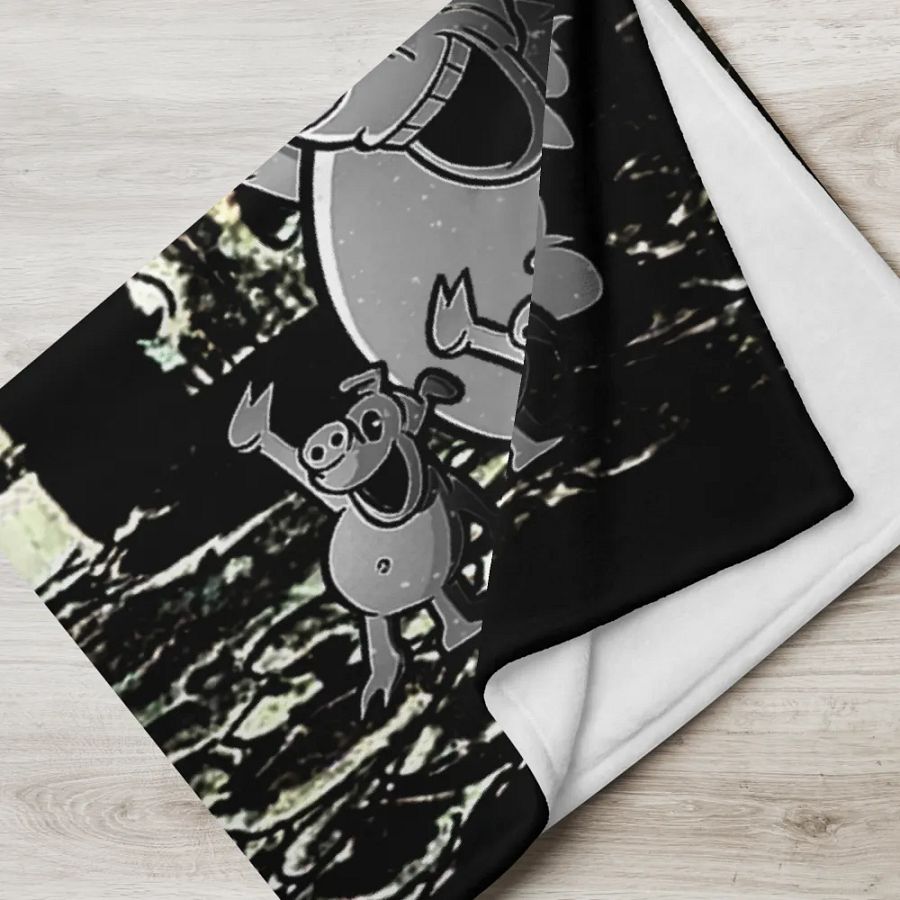 Satanic Claus Throw Blanket product image (17)