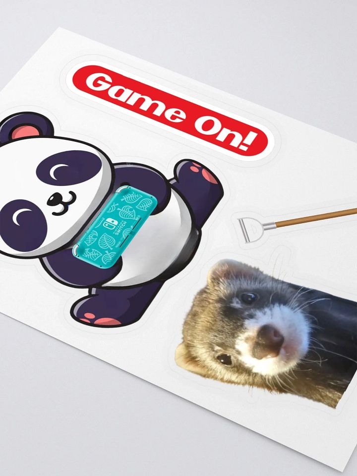Gaming Panda +3 Sticker Set product image (2)