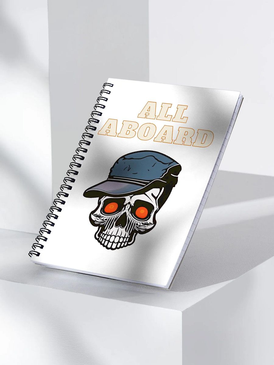 All Aboard Spiral Notebook product image (4)