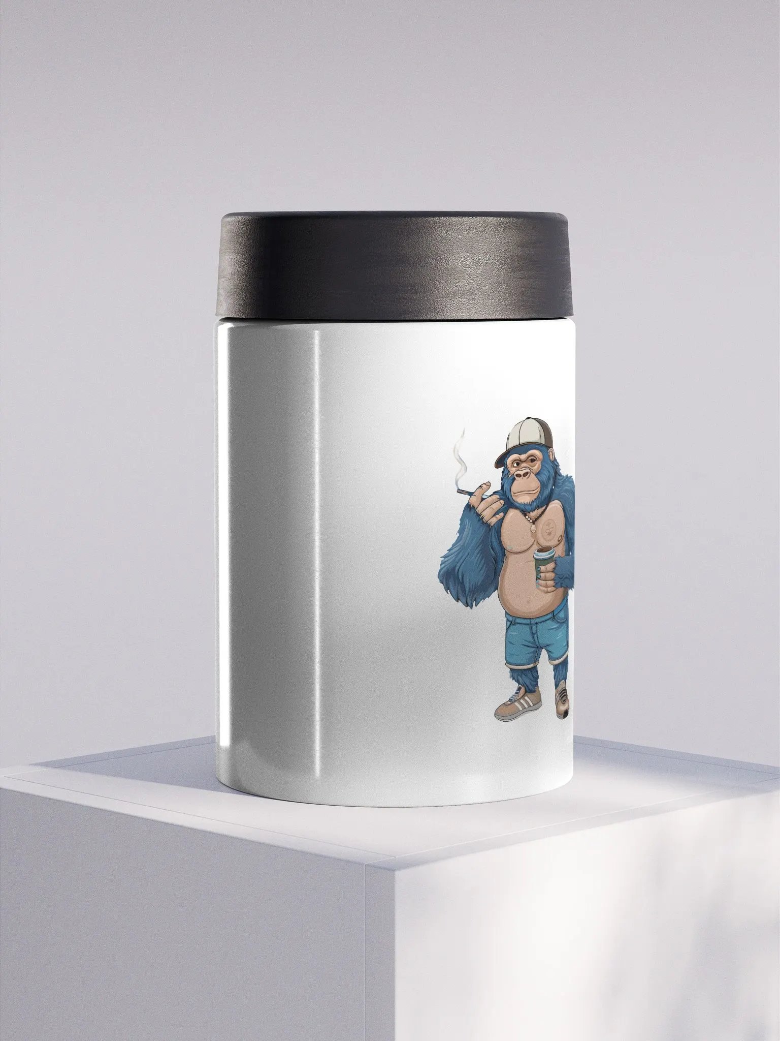 Blue Gorilla Stainless Steel Koozie product image (1)
