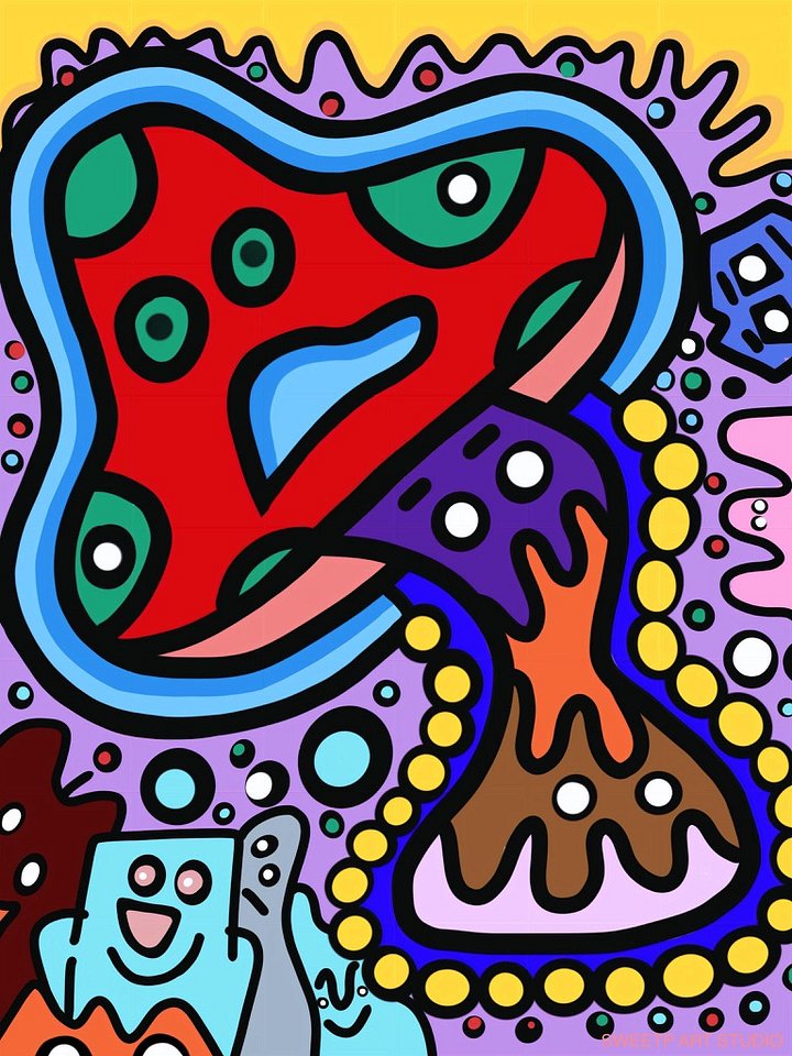 Mushroom Go Bleh | Art Print product image (1)