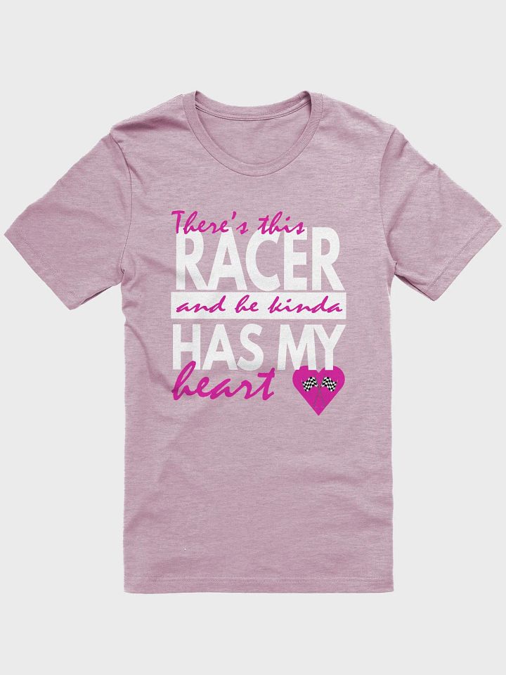 Racer Has My Heart - Unisex T-shirt Bella Canvas 3001 product image (1)