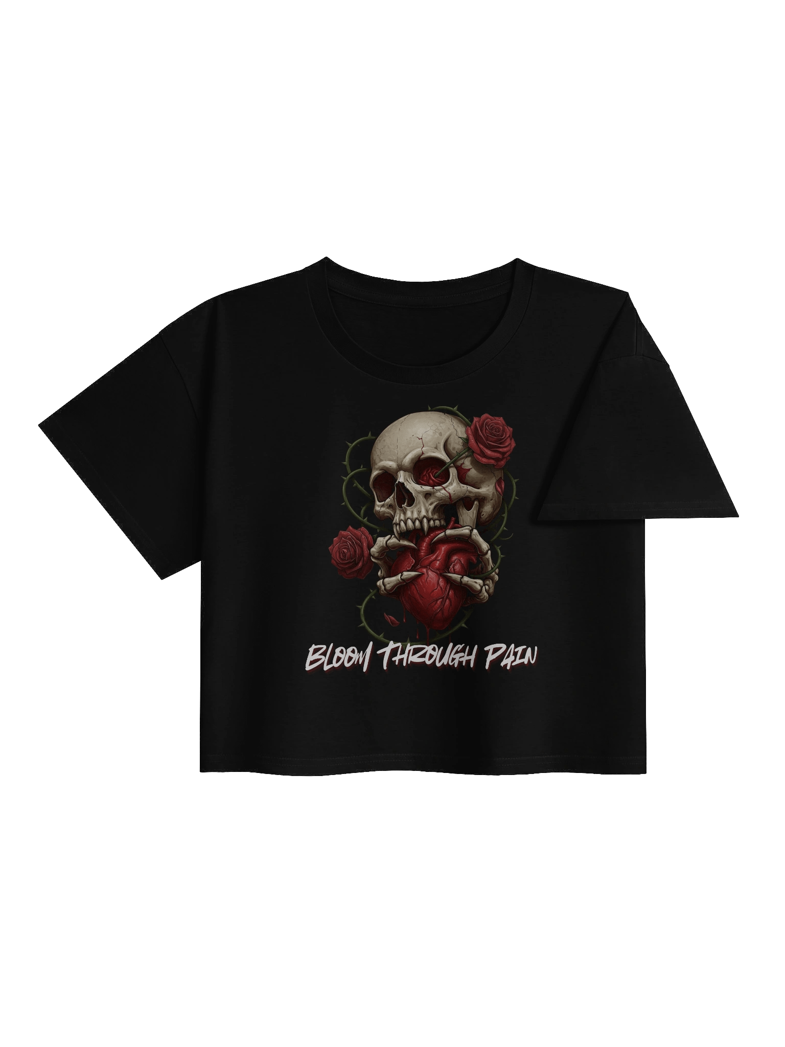Memento Mori Crop Top product image (19)