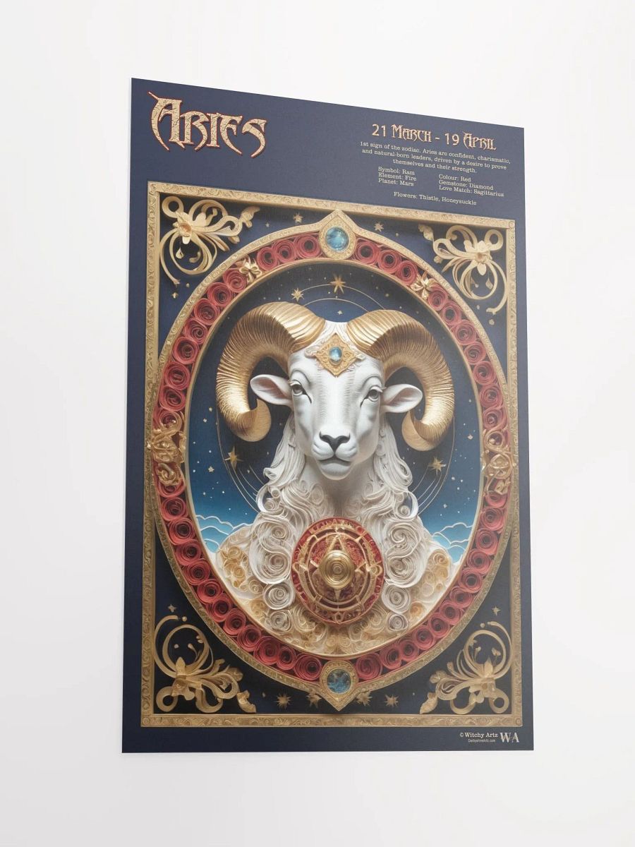 Western Zodiac Poster - ARIES product image (2)