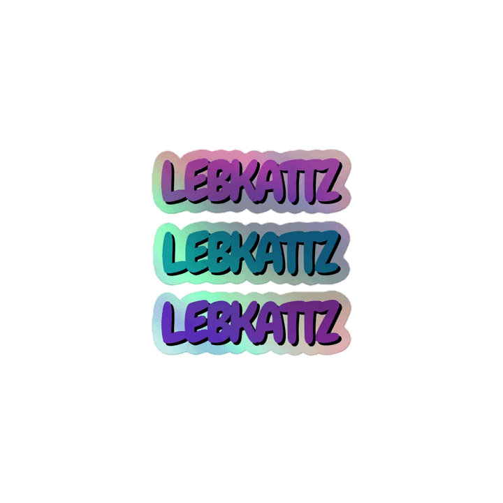 LebKattz Holographic Stickers product image (1)