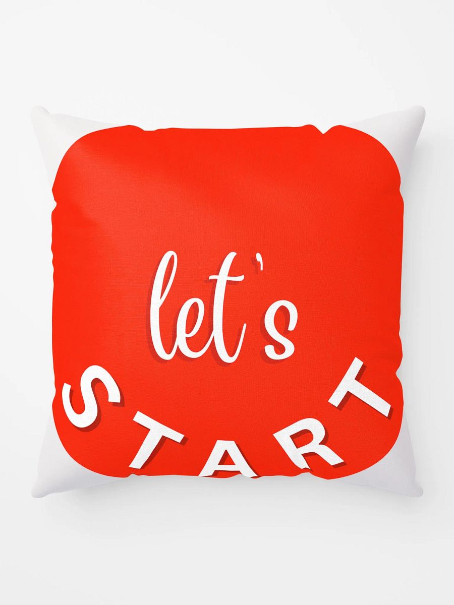 Funny let's START / STOP All-Over Print Pillow product image (10)