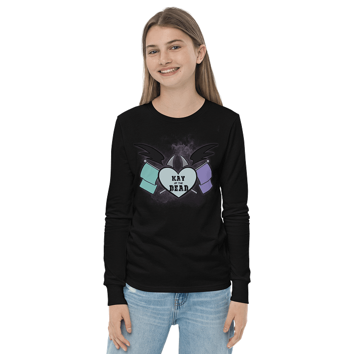 Kay_of_the_Dead Logo Youth Long Sleeve Shirt product image (2)