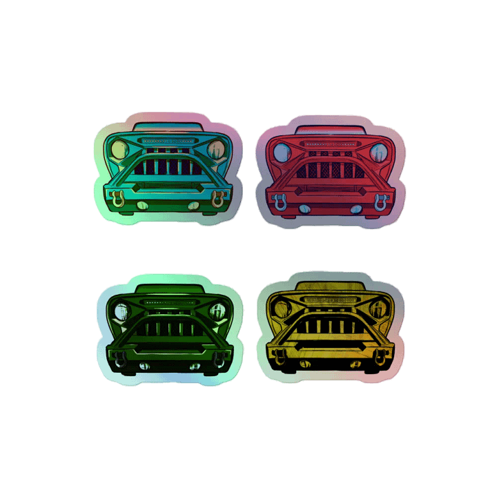 Holographic Jeep Stickers product image (2)