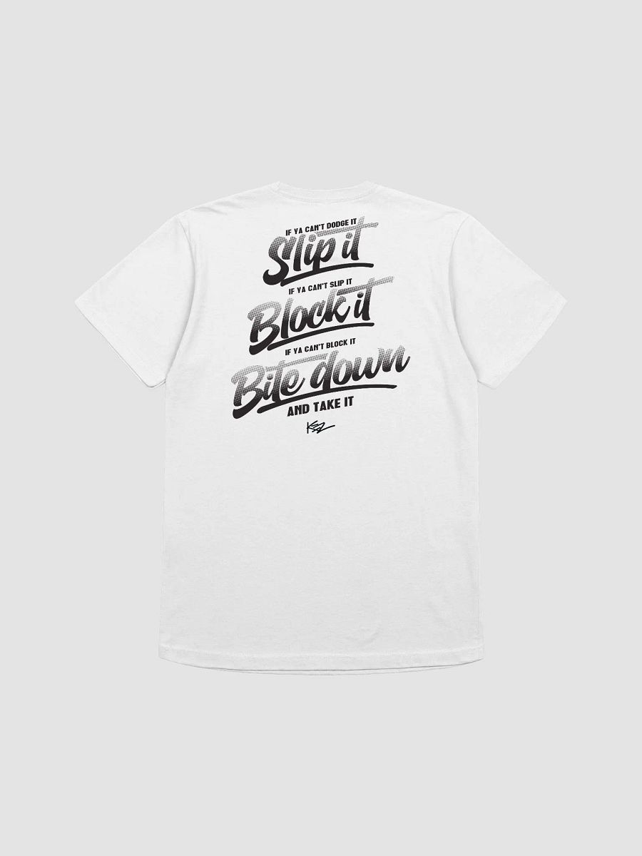 BITE DOWN TEE WHITE/BLACK product image (2)