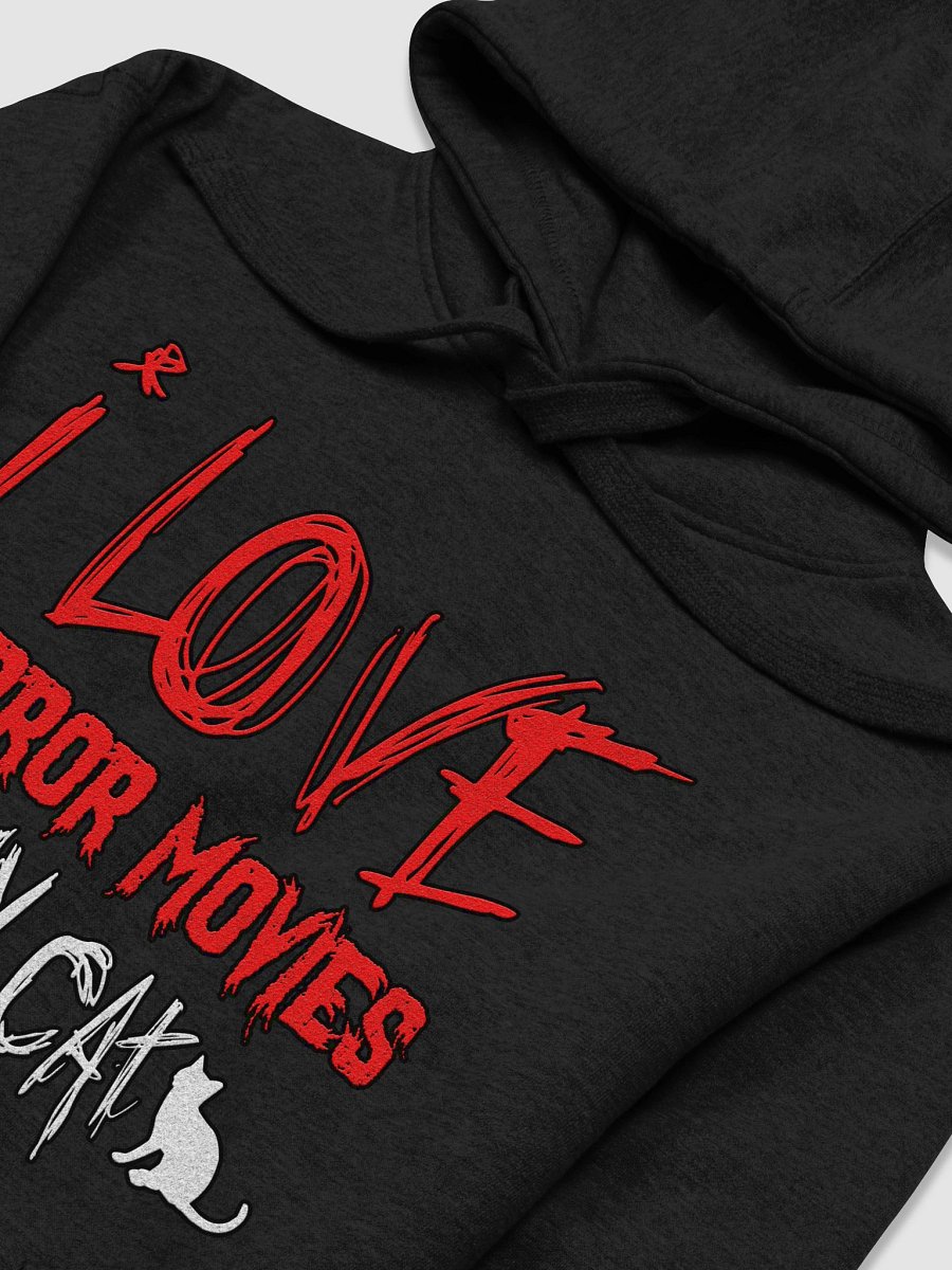 I Love Horror Movies And My Cat Hoodie product image (15)