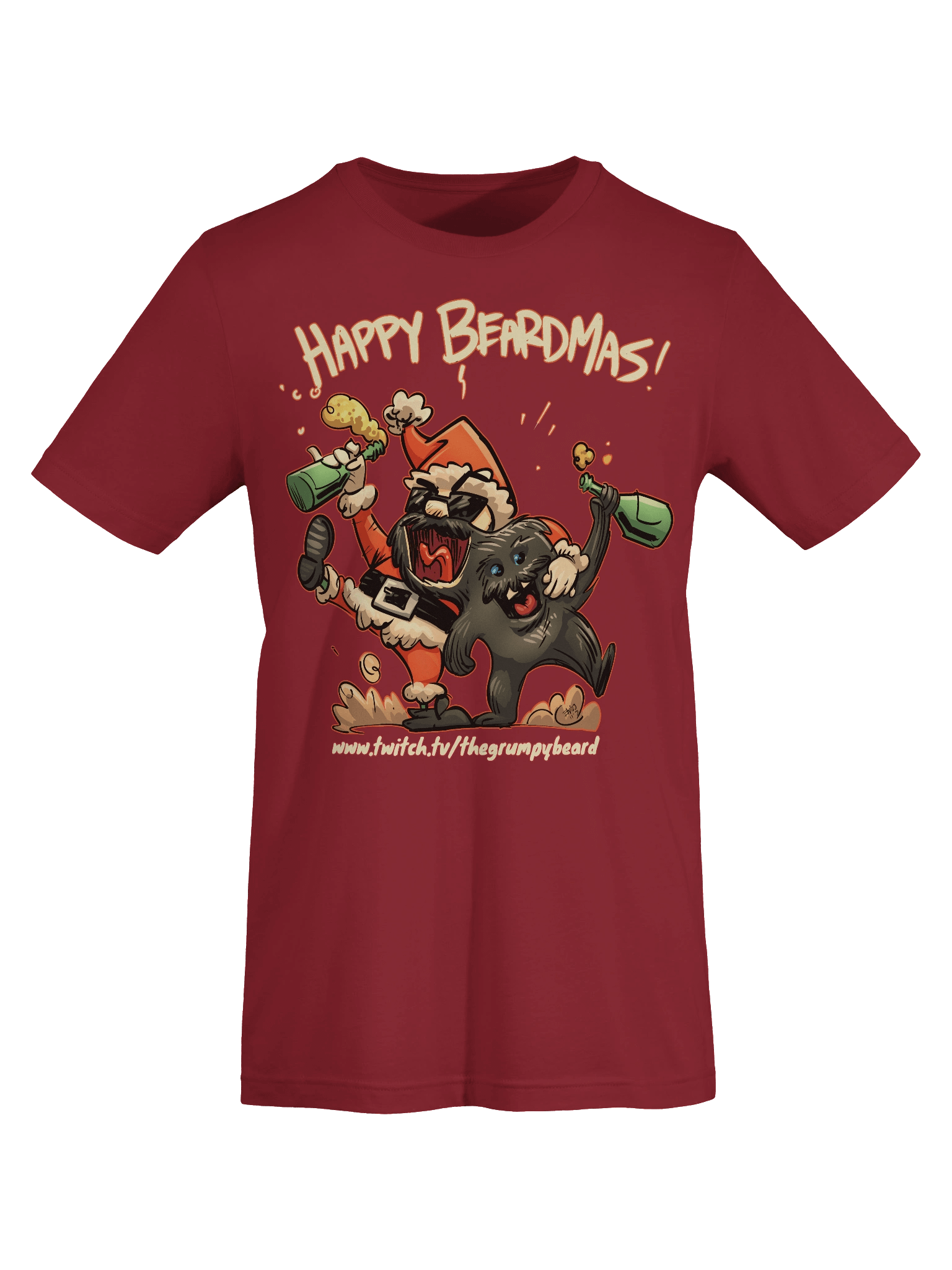 Happy Beardmas - T-Shirt Unisex sizing product image (7)