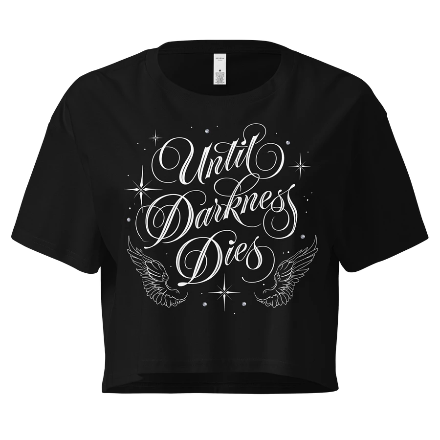 Until Darkness Dies (wings design) Women's Premium Crop Top product image (1)