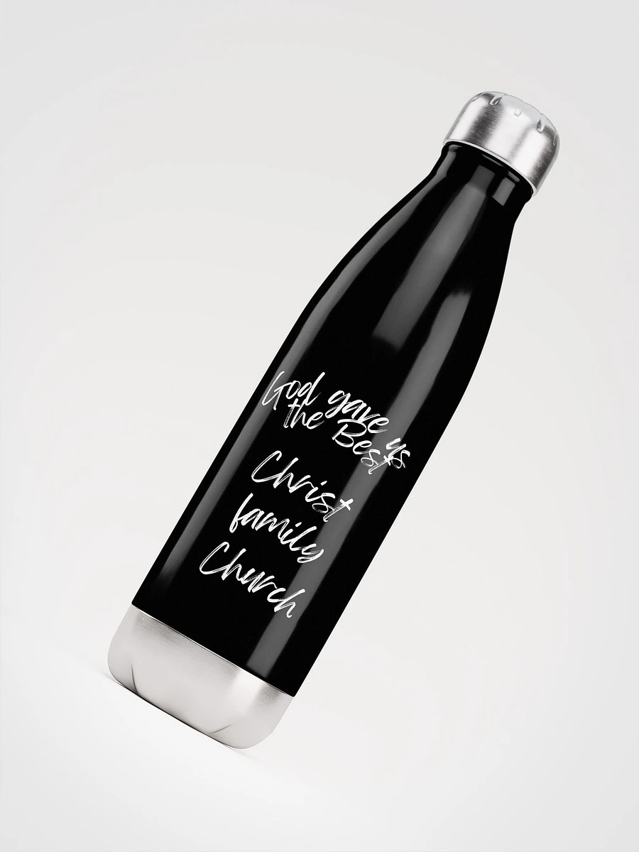 Abstract Monochrome Stainless Steel Water Bottle product image (4)