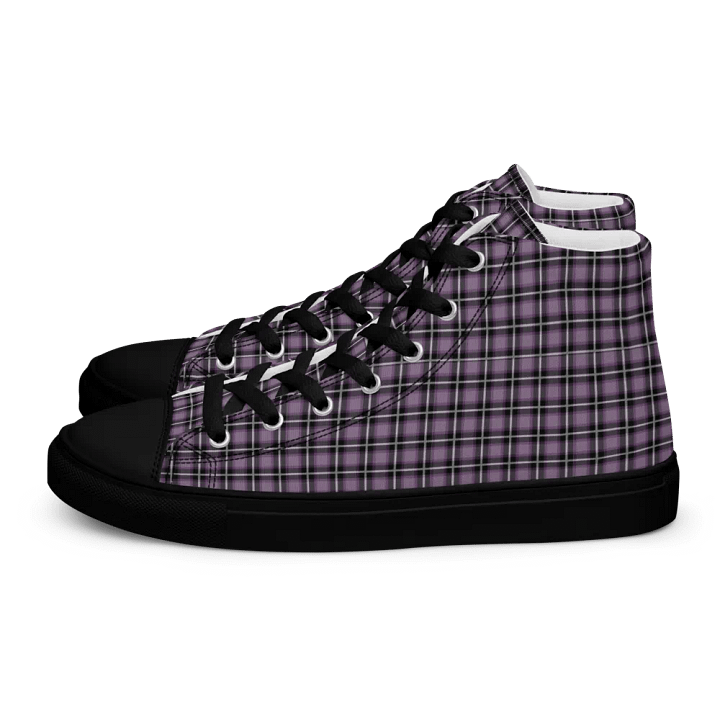 Women's Purple Plaid Perfection High-tops product image (1)