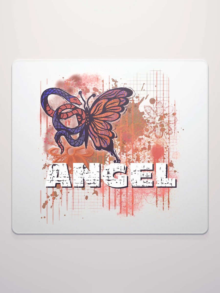 Angel Grunge Snake Butterfly Gaming Mouse Pad product image (2)