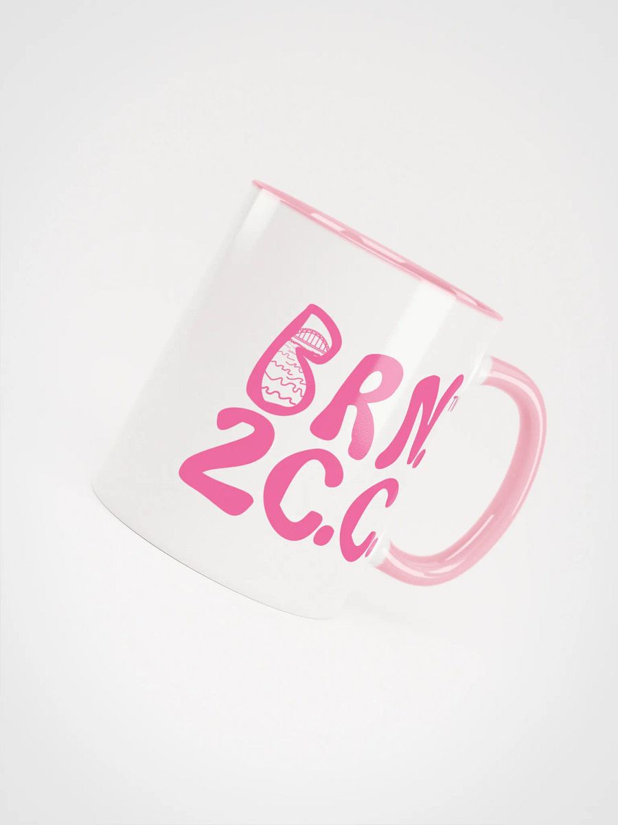 Light Pink Logo | BRN.2C.C.™ | Ceramic Mug | Coastal Coffee Vibes in 11oz & 15oz product image (4)