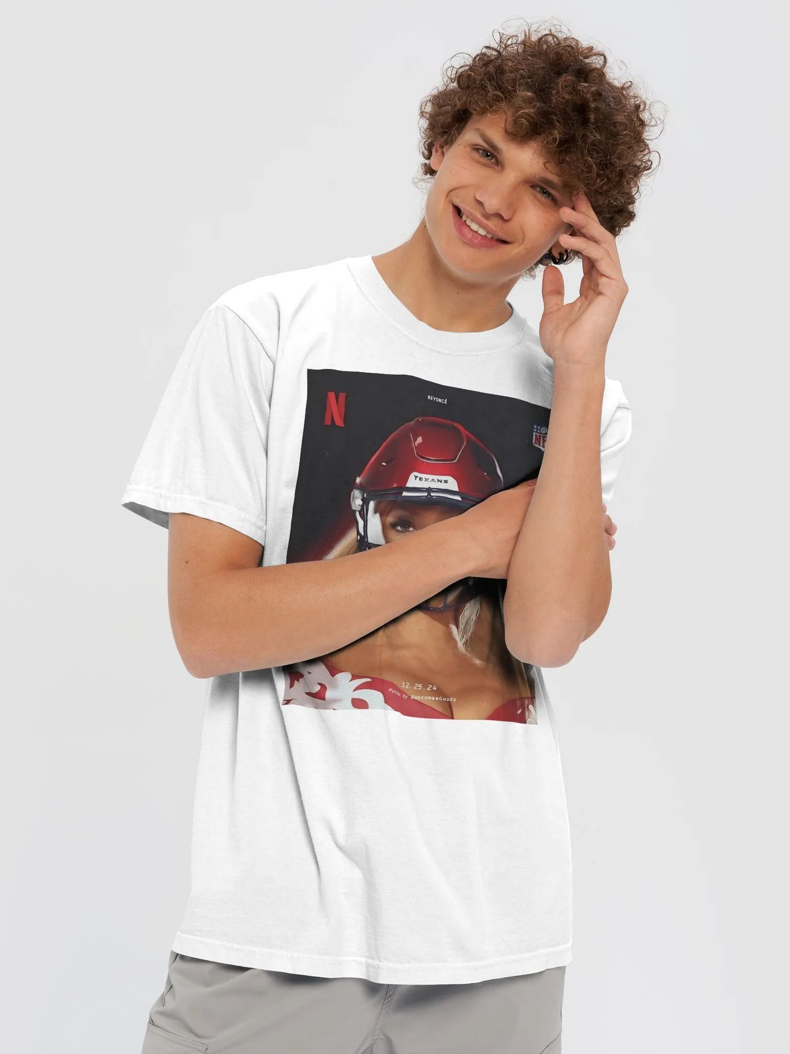 Poster Beyoncé NFL Football 2024 Halftime of Baltimore Ravens vs. Houston Texans on Christmas Day 12.25.24 Art Shirt product image (6)