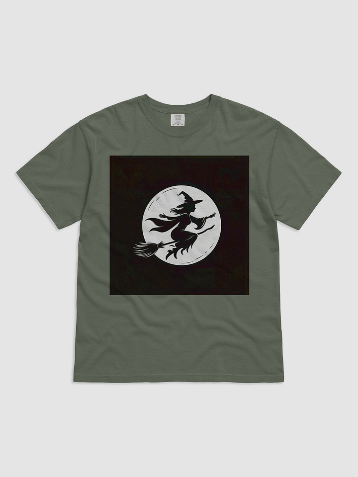 Moonlit Witch Silhouette T-Shirt product image (1)