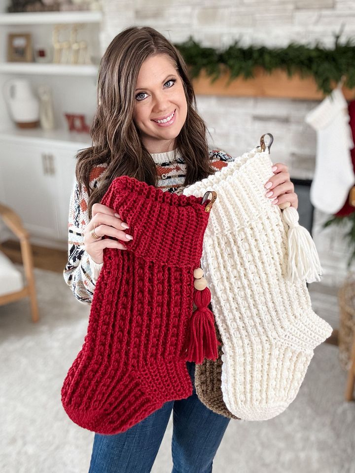 Snuggle Season Stocking Crochet Pattern product image (1)