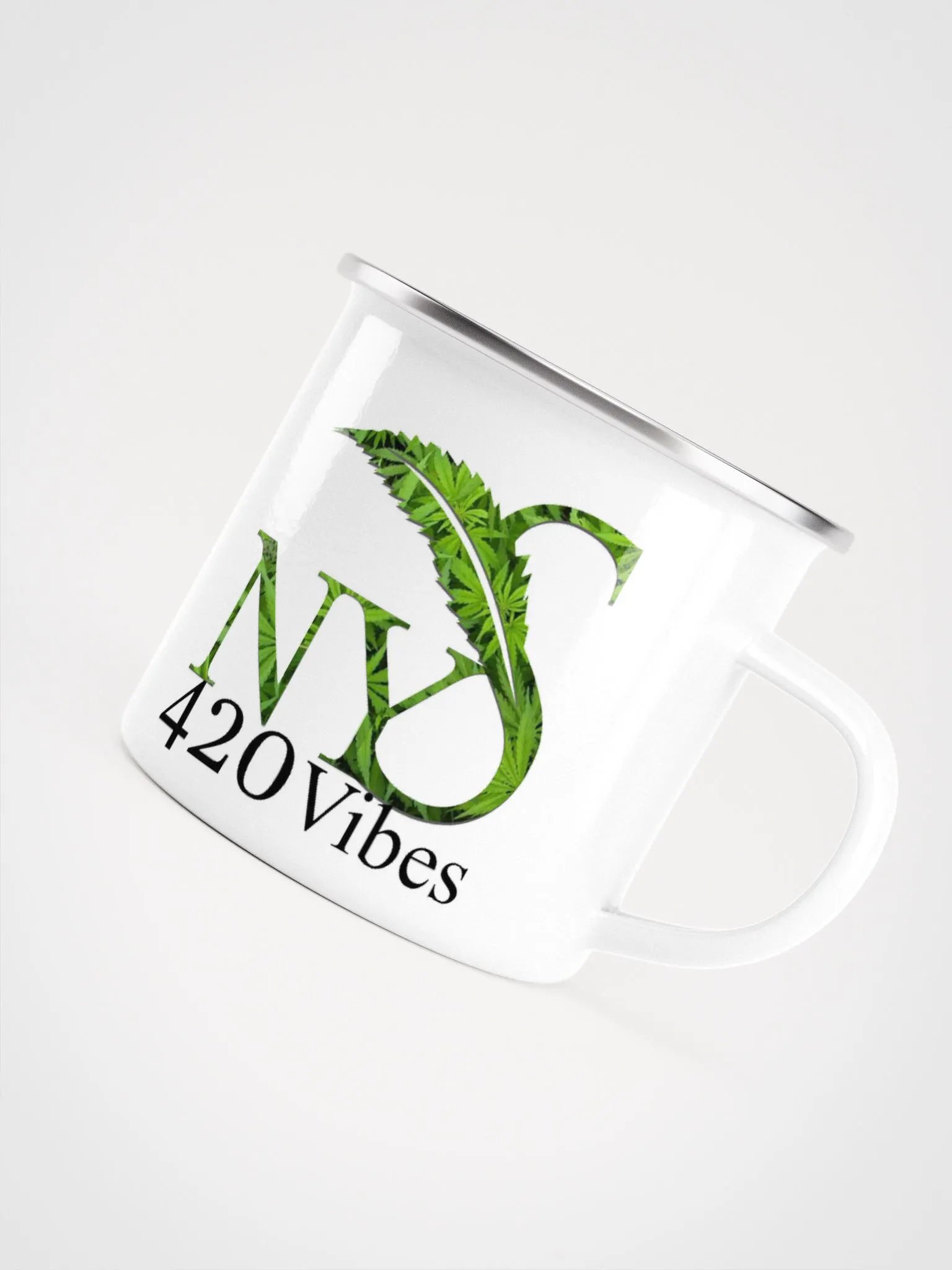 NYS 420 Vibe Leaf Enamel Mug product image (5)