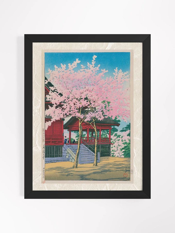 Twenty Views of Tokyo: Kiyomizu-do Temple in Ueno by Hasui Kawase（川瀬巴水-上野清水堂） product image (1)
