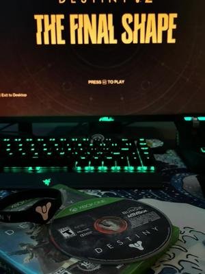 Where it started and now… we are in the end game. Still have my Destiny wristband from the midnight release #destiny2 #destiny2tiktok #thefinalshape  #gamer #fyp 