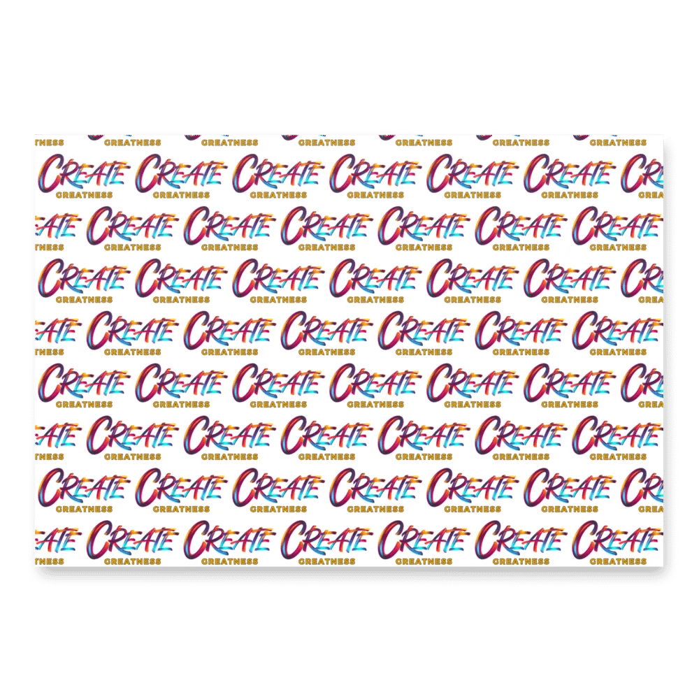Create Greatness Wrapping Paper Set product image (4)