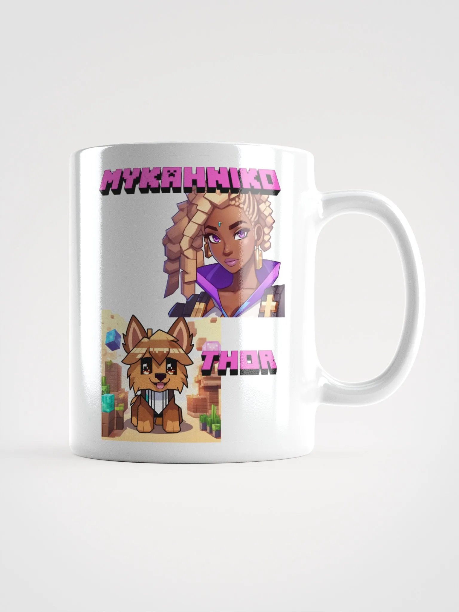 Minecraft Mykah and Thor Mug product image (3)