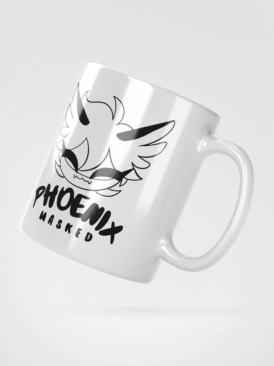 Phoenix Masked White Mug product image (2)