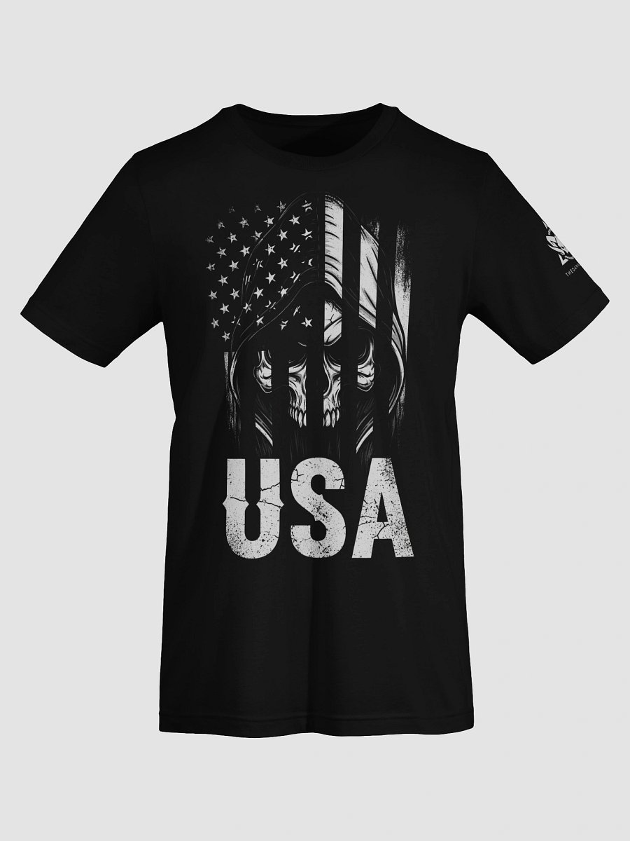 The Dawnbreaker's Patriotic Skull USA T-Shirt product image (7)
