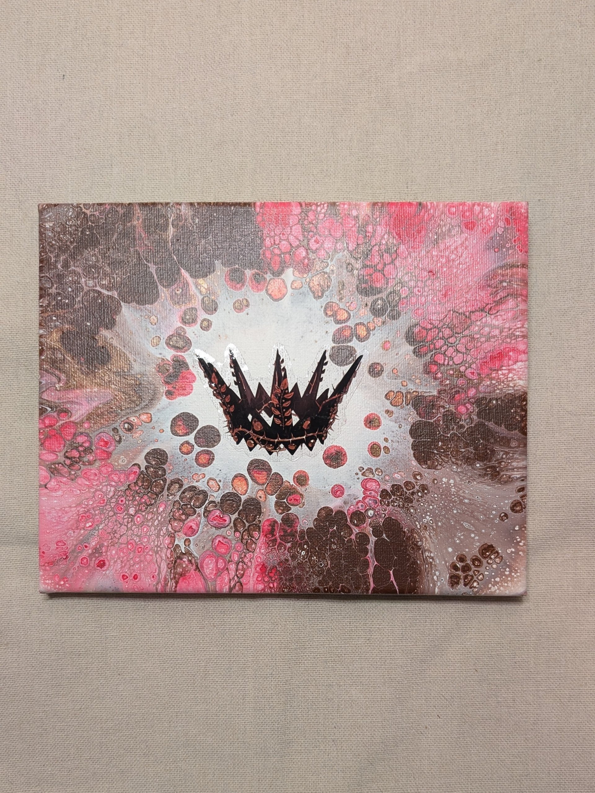 The Monarch's Daughter Crown 8x10 Painting product image (2)