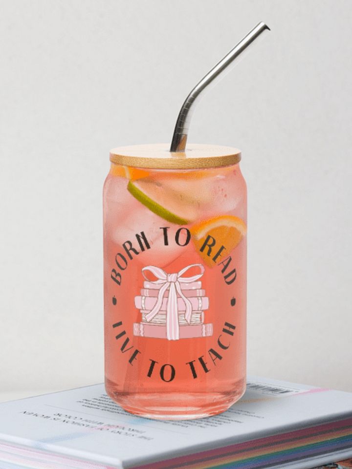Ice Coffee Glass Tumbler Gift For A Teacher product image (1)