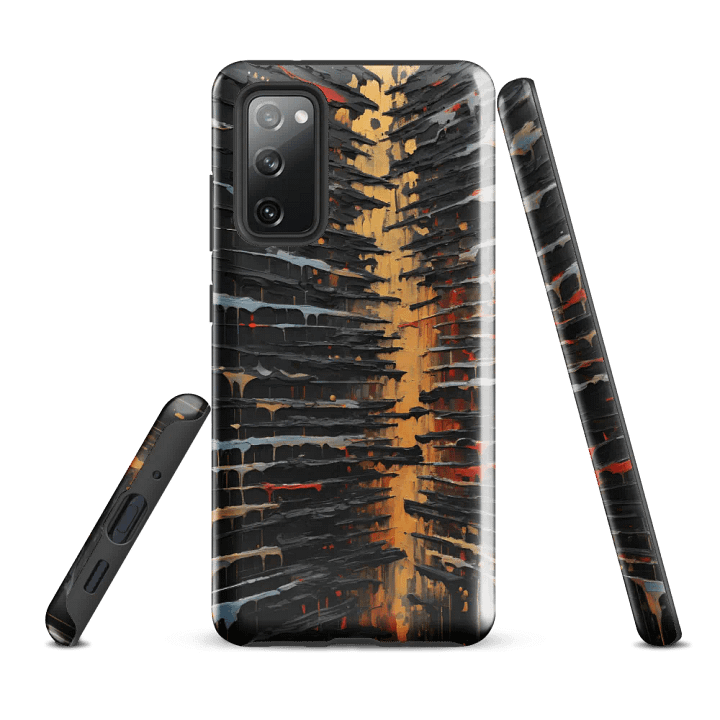 Tough Phone Case for Samsung® - Abstract Palette Knife Oil Painting 