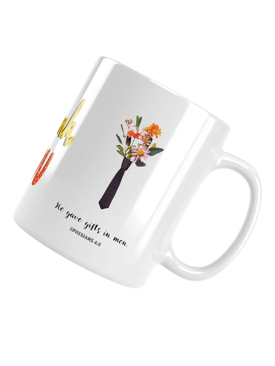 "He Gave Gifts in Men" | Ephesians 4:8 | Thank You Vibrant Thank You Bouquet Mug product image (5)