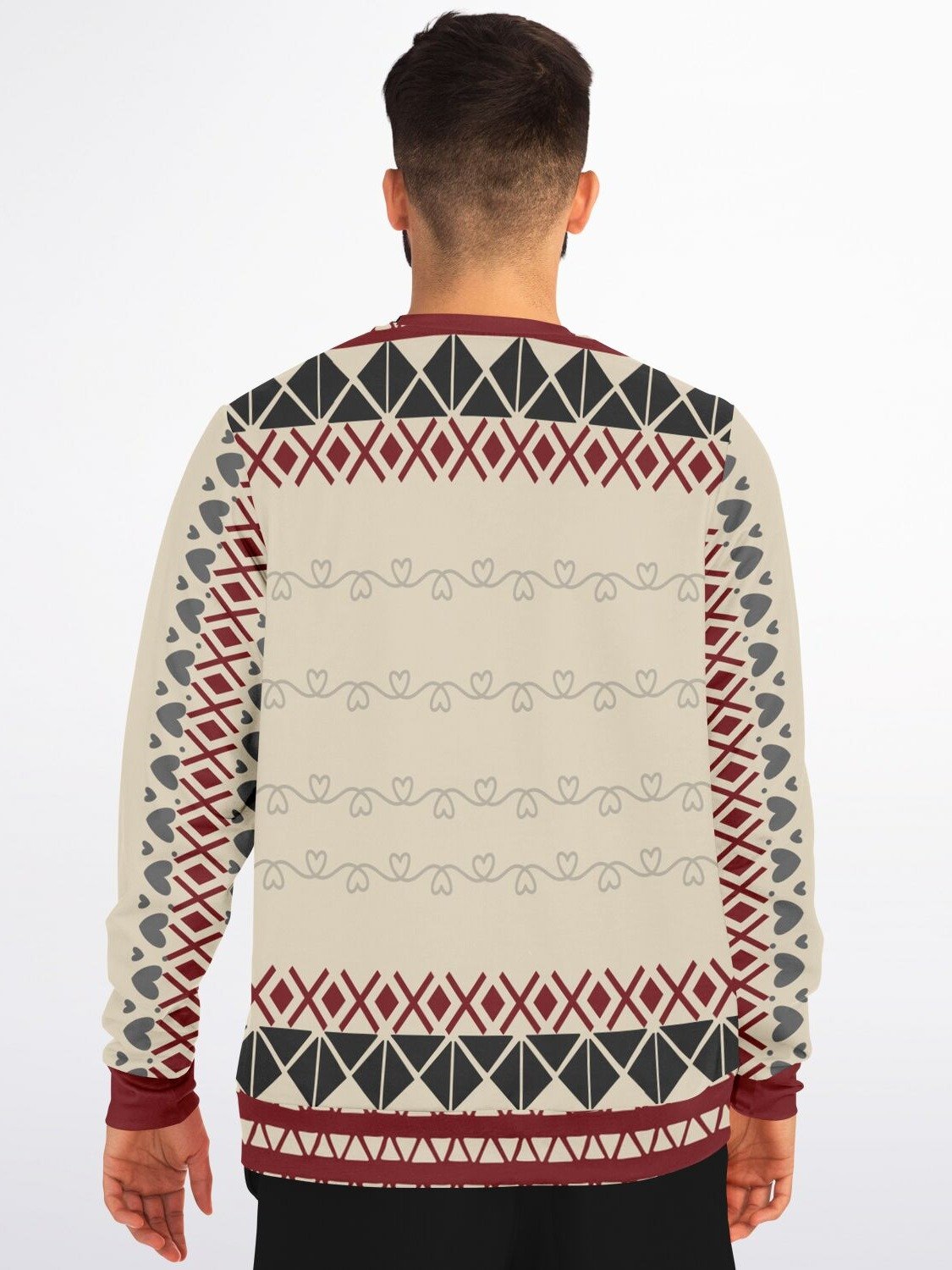 "Love Is In The Air" Gas Mask Sweatshirt | Funny Anti Valentine Sweater | Sarcastic Dark Humor Outfit product image (2)