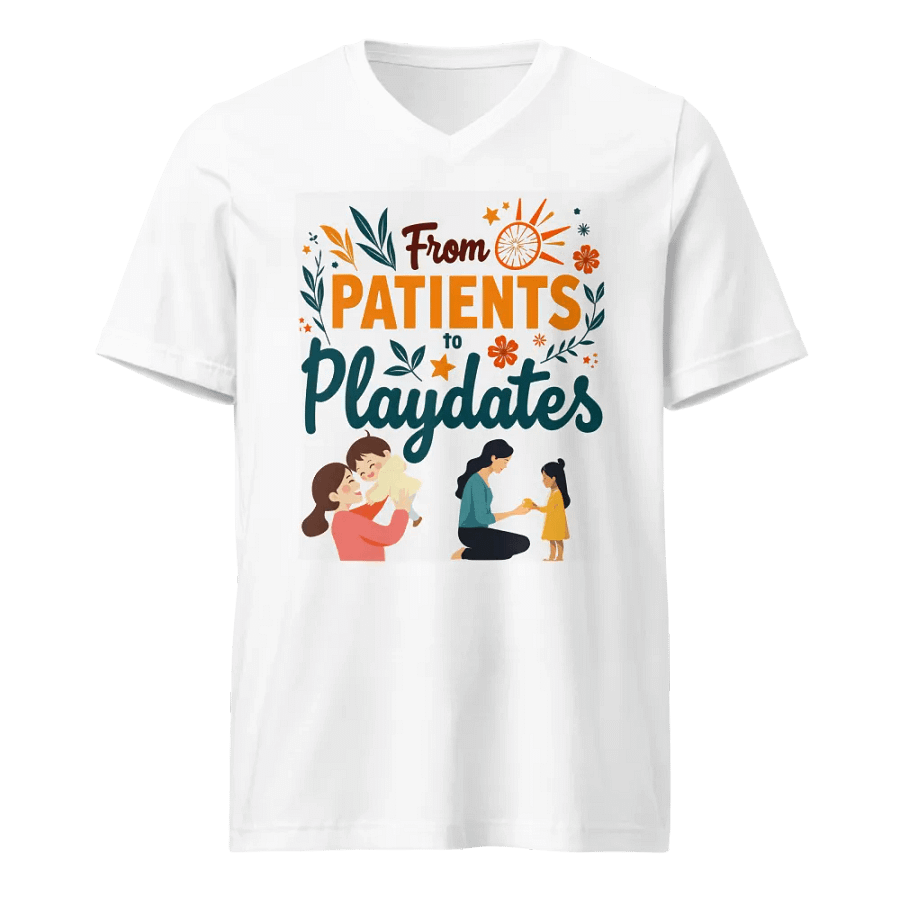 from Patients to Playdates V-Neck Tee product image (5)