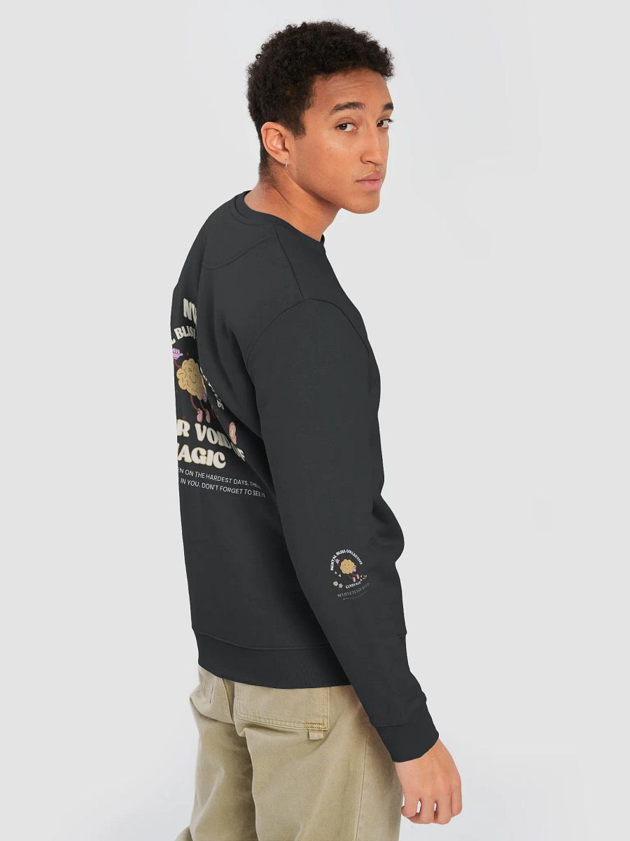 NVM Never Void of Magic Unisex Organic Sweatshirt – Embrace Your Inner Magic product image (8)