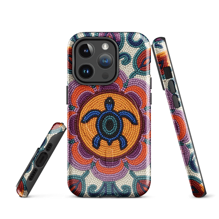 Turtle Blossom Beaded iPhone® Case product image (3)