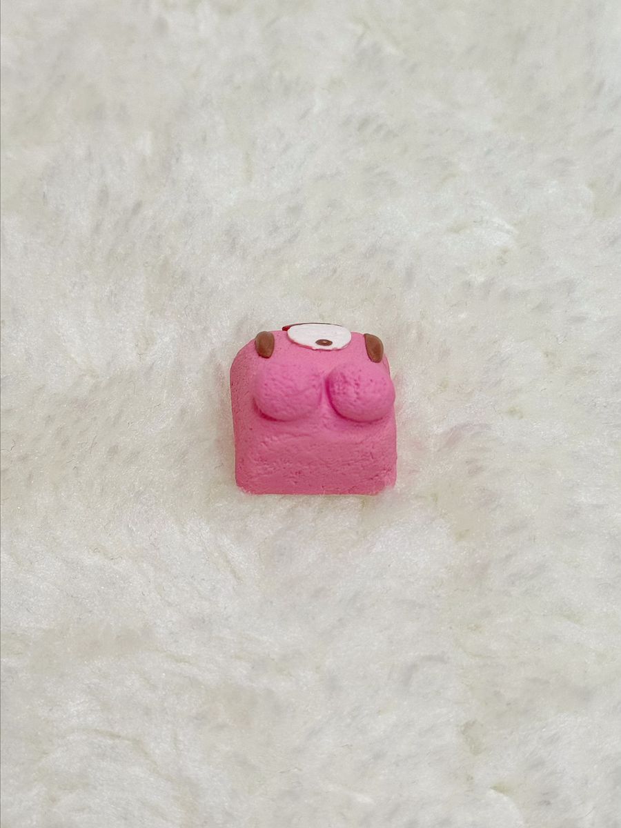 Pink Gloomy Bear Keycap product image (4)