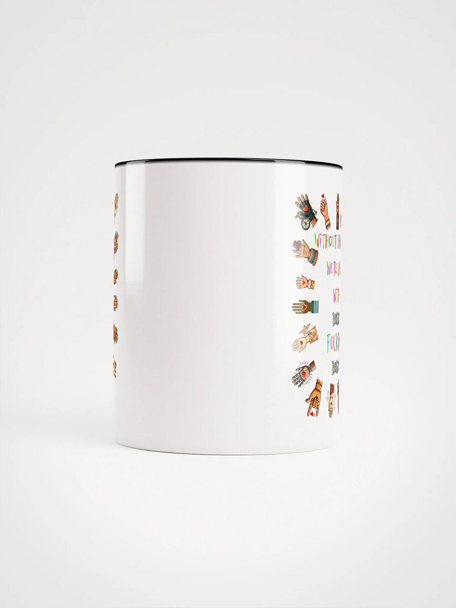 Without Diversity We're Left With Beige Fucking Beige Accent Mug product image (10)